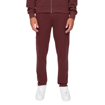 Wine - Lifestyle - Duck and Cover Mens Optimus Hoodie And Joggers Set