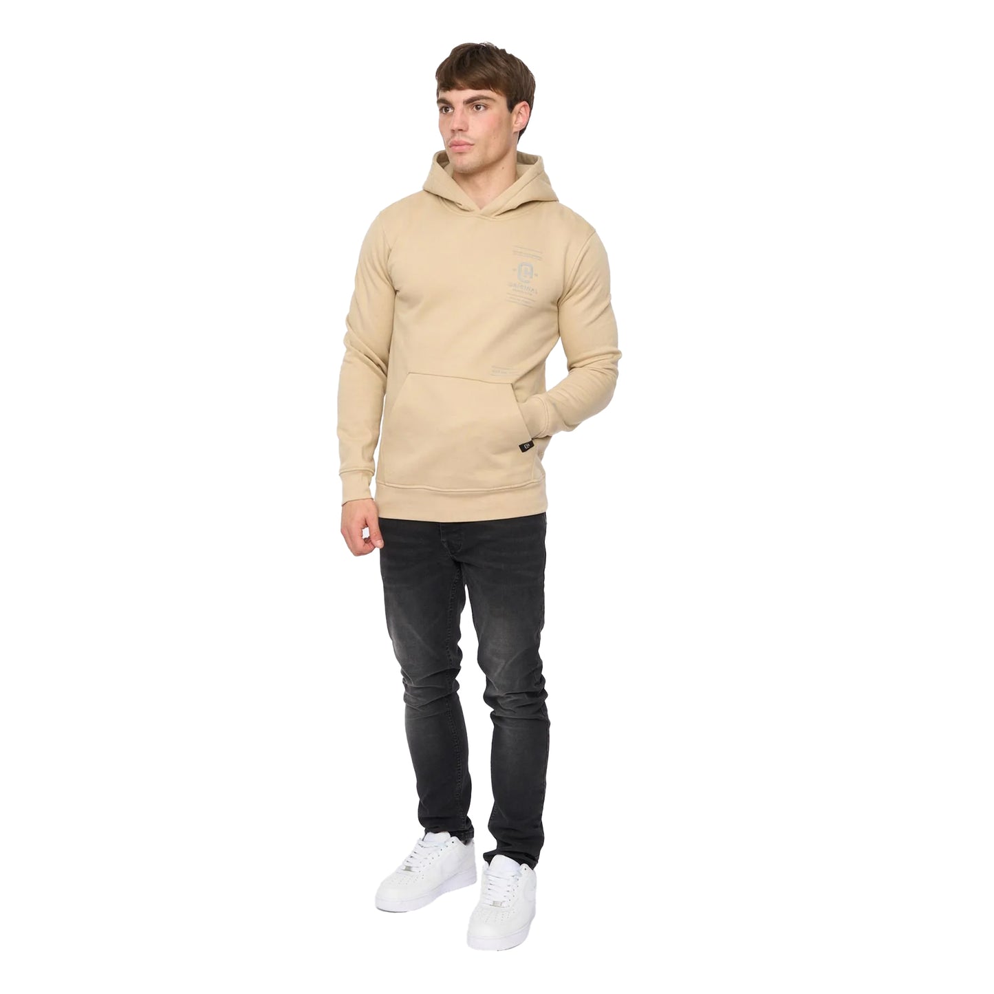 Stone - Lifestyle - Crosshatch Mens Jamolat Hoodie