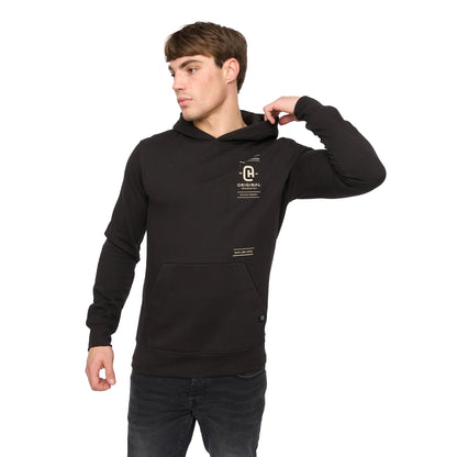 Black - Side - Crosshatch Mens Jamolat Hoodie
