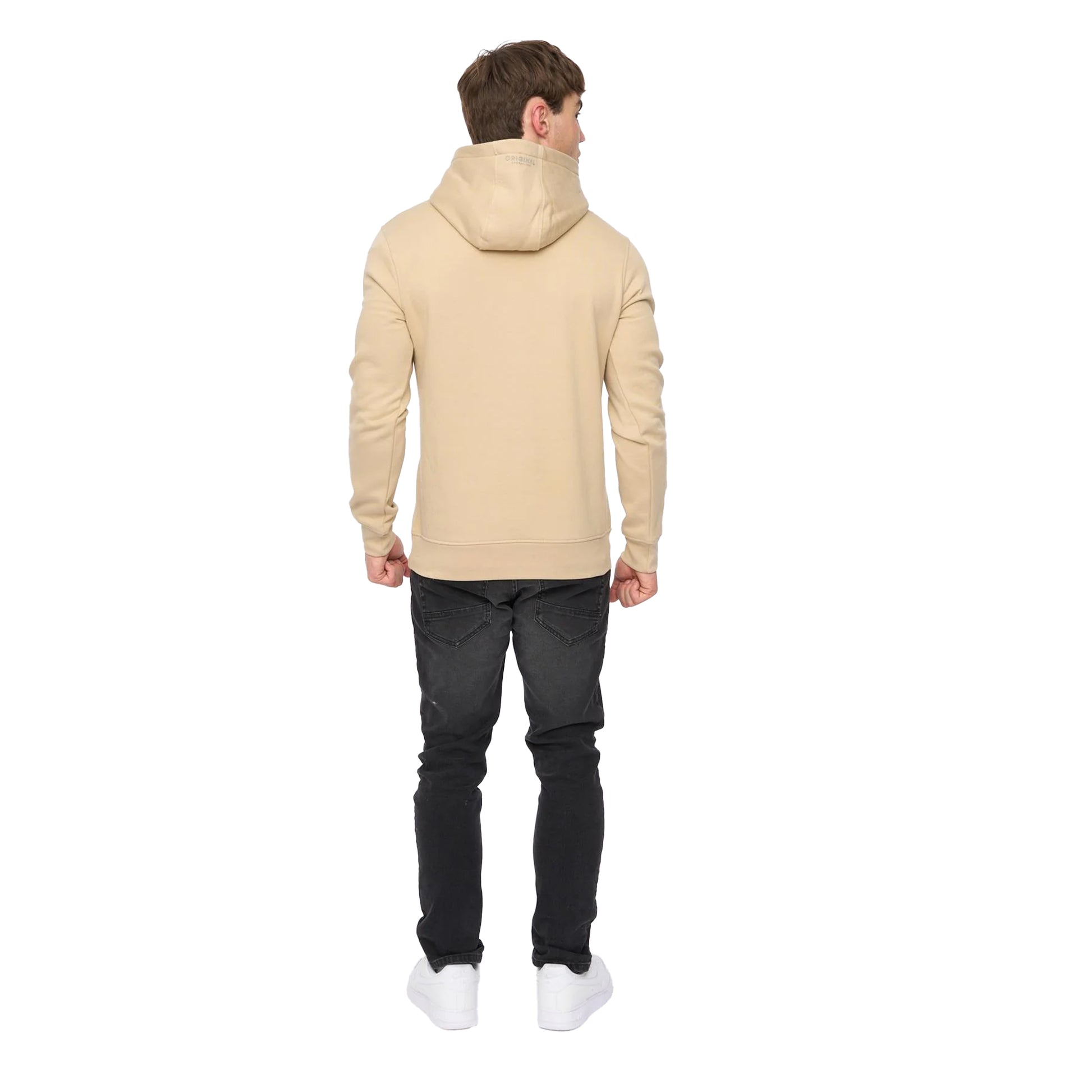 Stone - Back - Crosshatch Mens Jamolat Hoodie