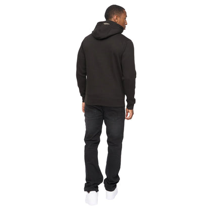 Black - Back - Crosshatch Mens Jampstead Hoodie