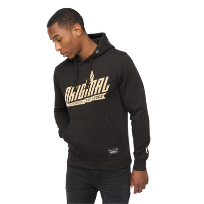 Black - Side - Crosshatch Mens Jampstead Hoodie