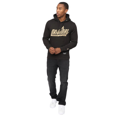 Black - Lifestyle - Crosshatch Mens Jampstead Hoodie