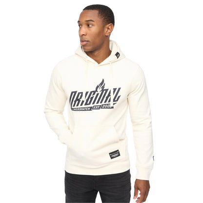 Light Stone - Front - Crosshatch Mens Jampstead Hoodie