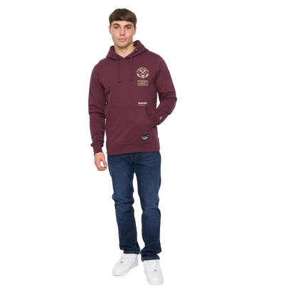 Wine - Lifestyle - Crosshatch Mens Moules Hoodie