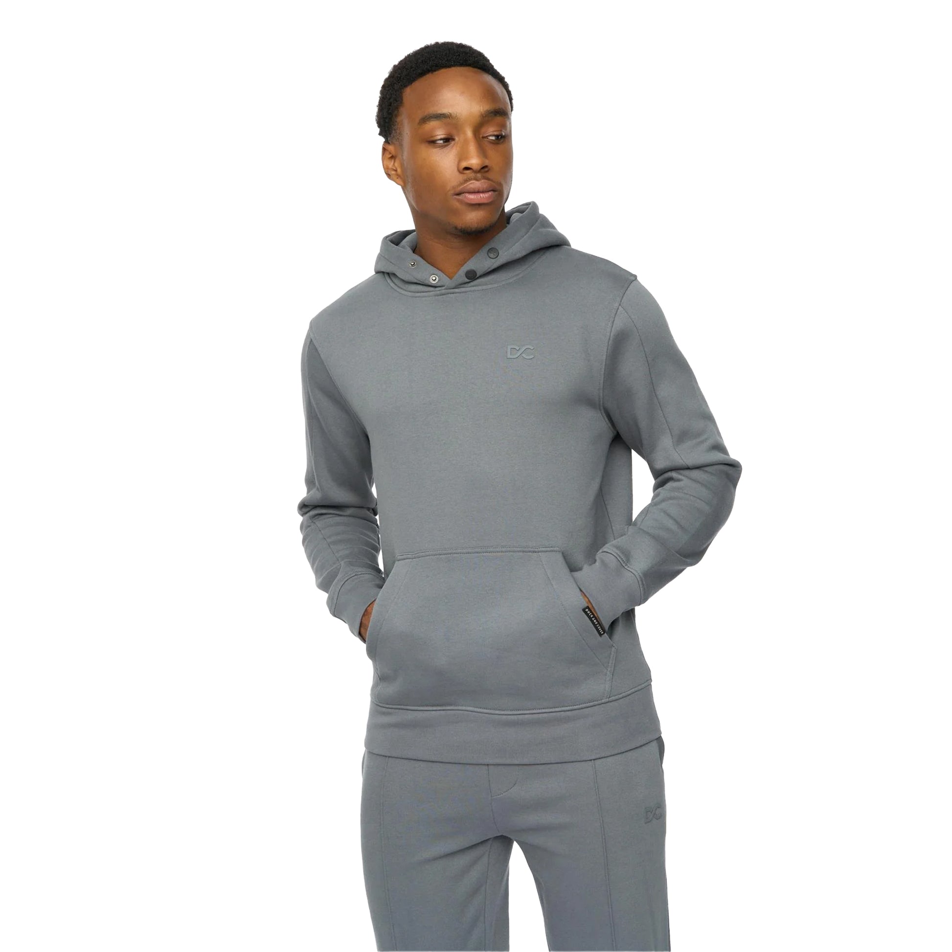 Petrol Blue - Side - Duck and Cover Mens Chattamere Hoodie