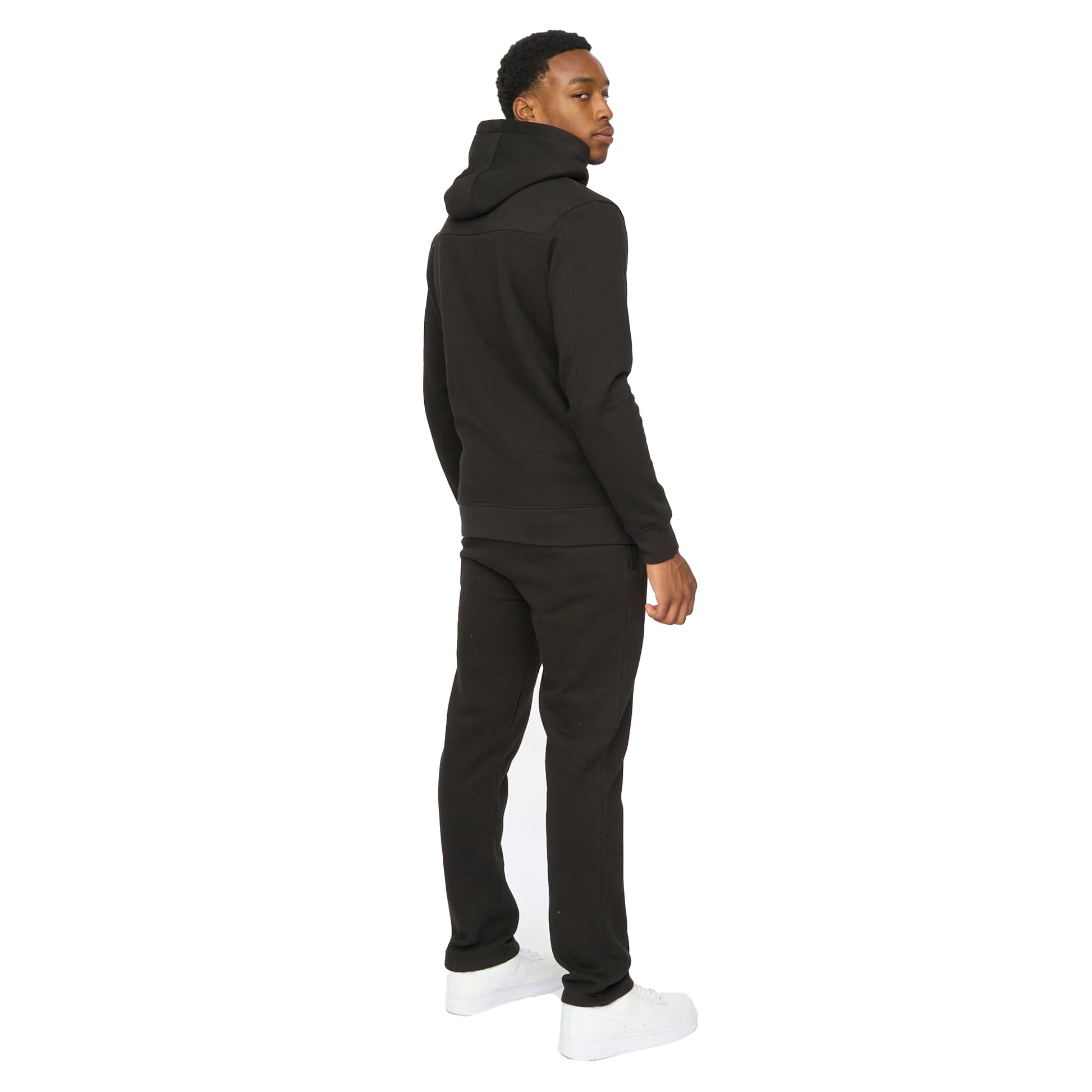Black - Back - Duck and Cover Mens Chattamere Hoodie