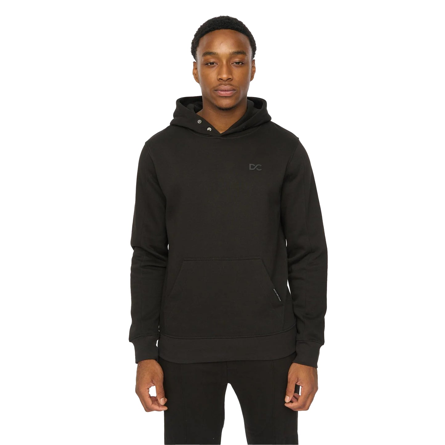 Black - Front - Duck and Cover Mens Chattamere Hoodie