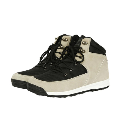 Stone-Black - Front - Crosshatch Mens Fordbliss Ankle Boots