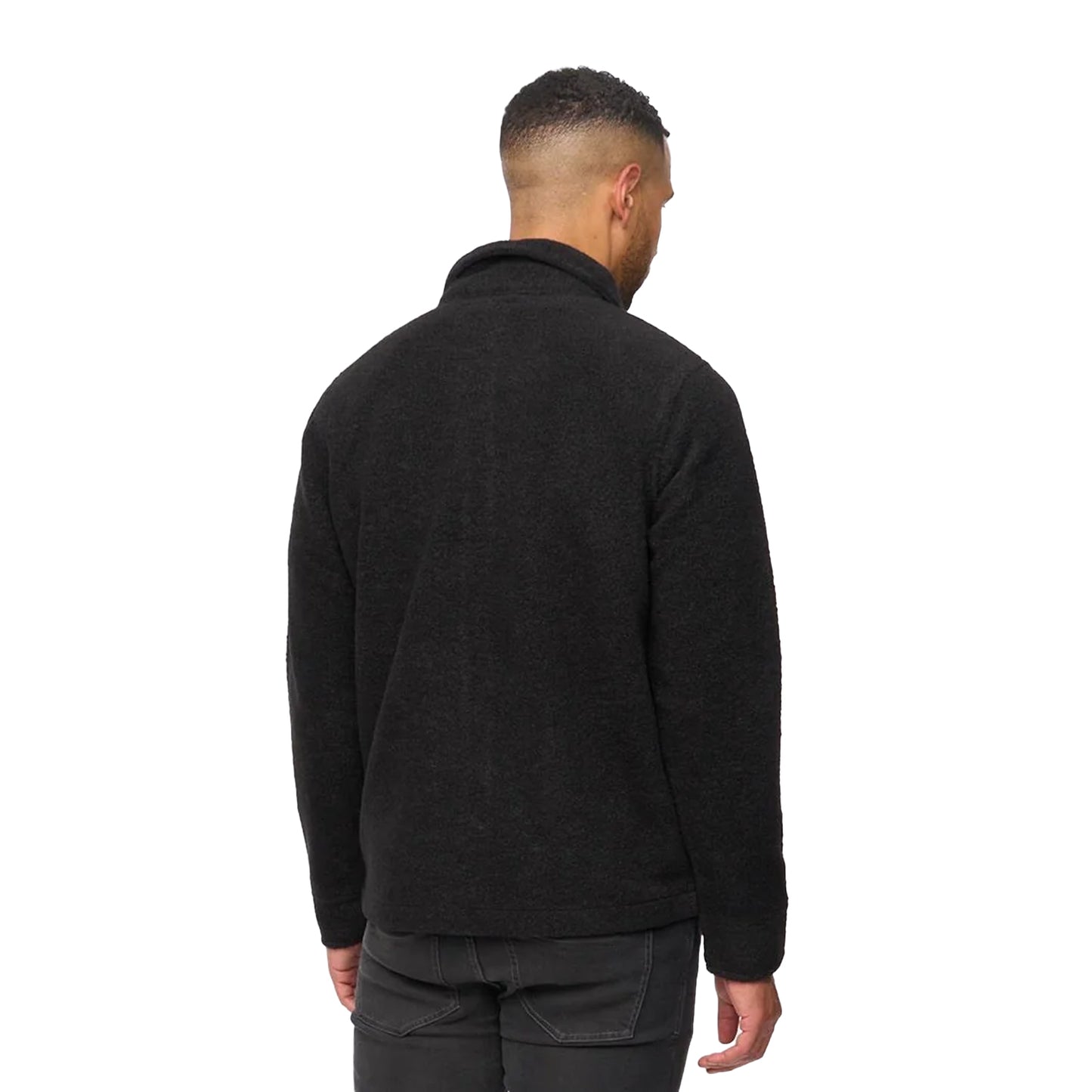 Black - Back - Bewley & Ritch Mens Mayford Overshirt