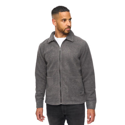 Charcoal - Front - Bewley & Ritch Mens Mayford Overshirt