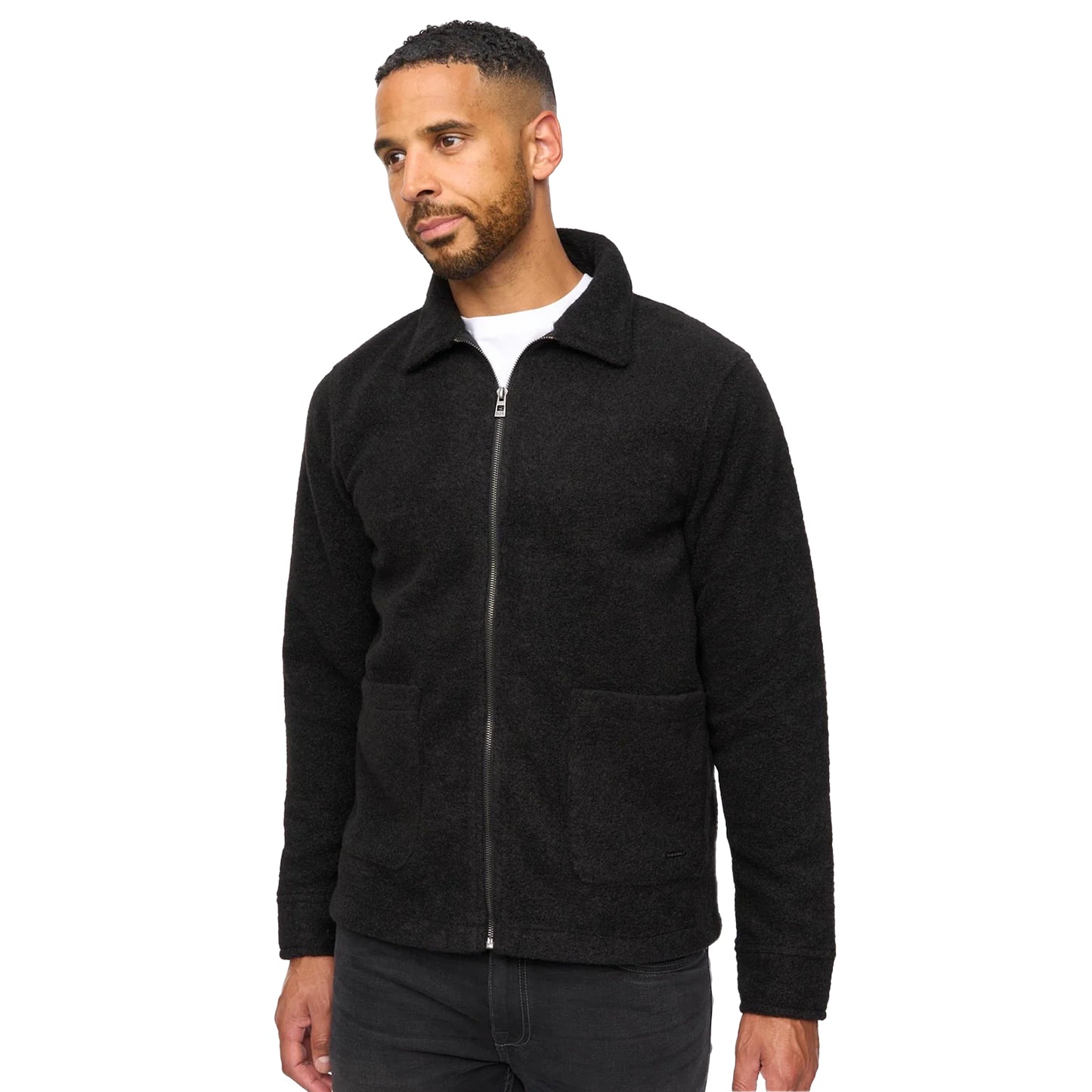 Black - Front - Bewley & Ritch Mens Mayford Overshirt