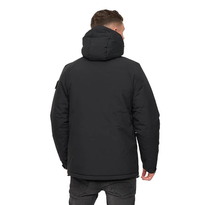 Black - Back - Crosshatch Mens Rendors Jacket
