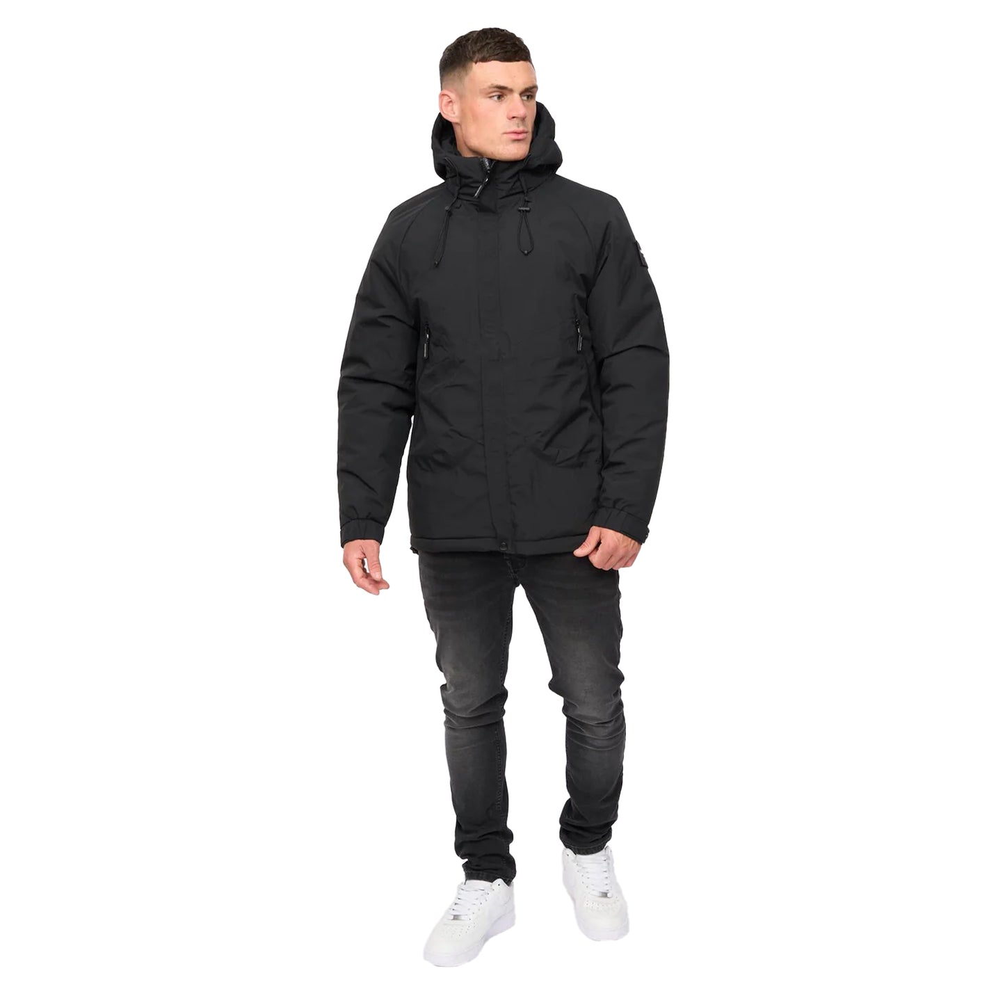 Black - Side - Crosshatch Mens Rendors Jacket