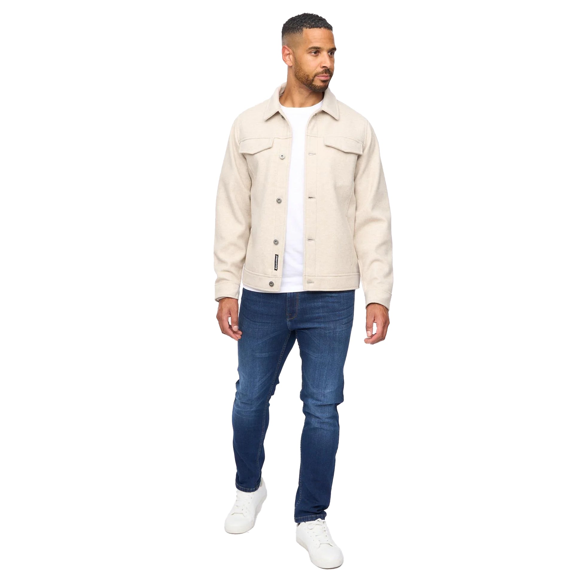Ecru - Lifestyle - Bewley & Ritch Mens Earnshaw Overshirt