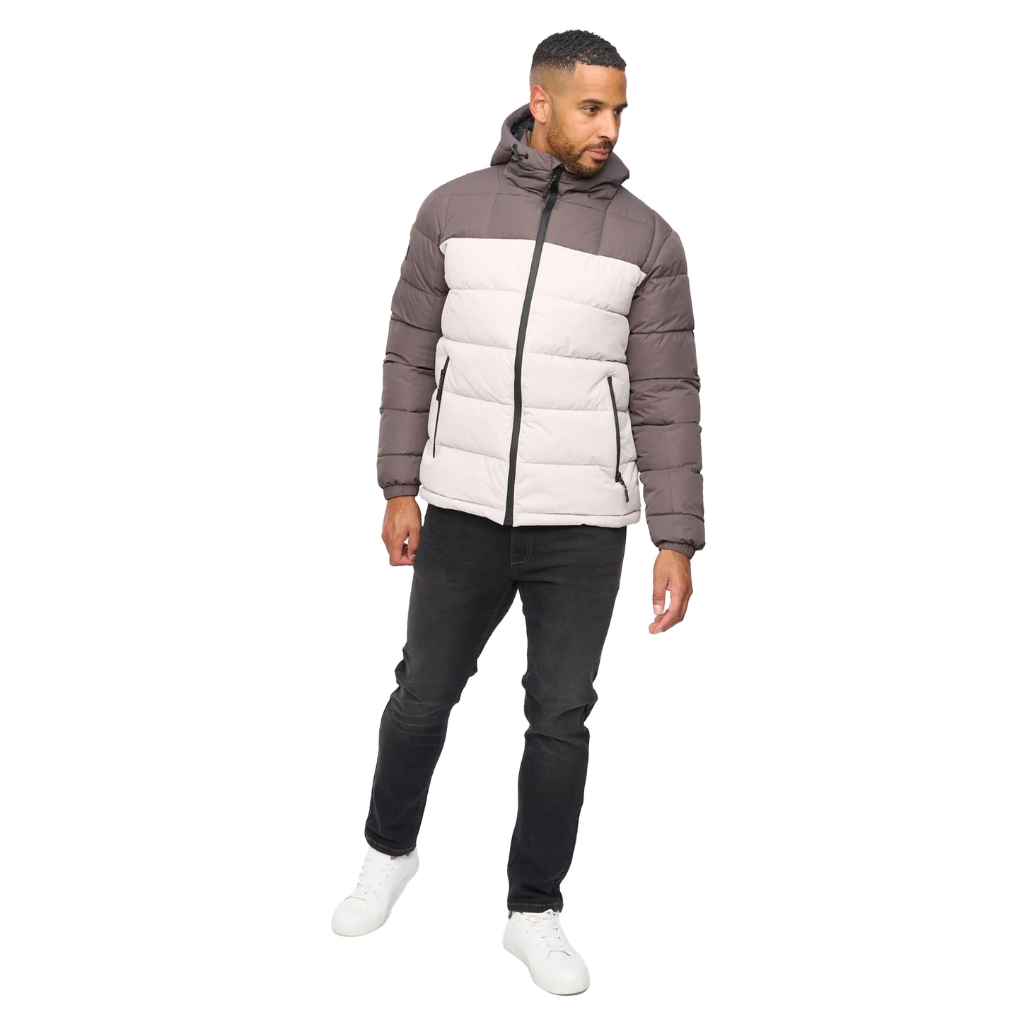 Taupe-Stone - Lifestyle - Bewley & Ritch Mens Archdale Puffer Jacket