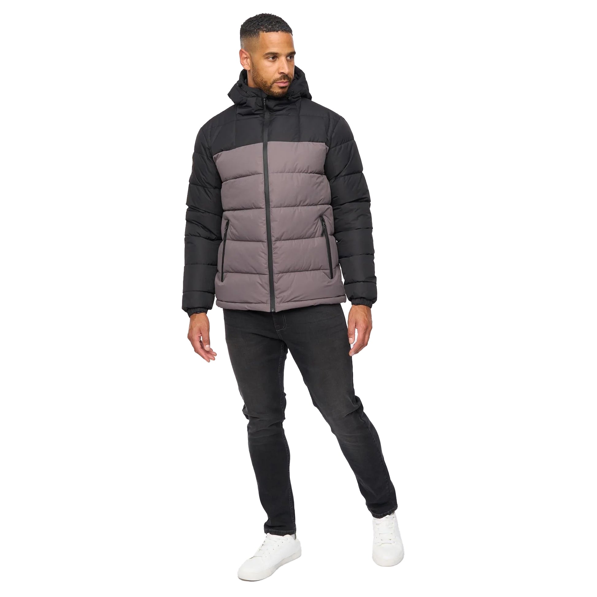 Black-Charcoal - Lifestyle - Bewley & Ritch Mens Archdale Puffer Jacket