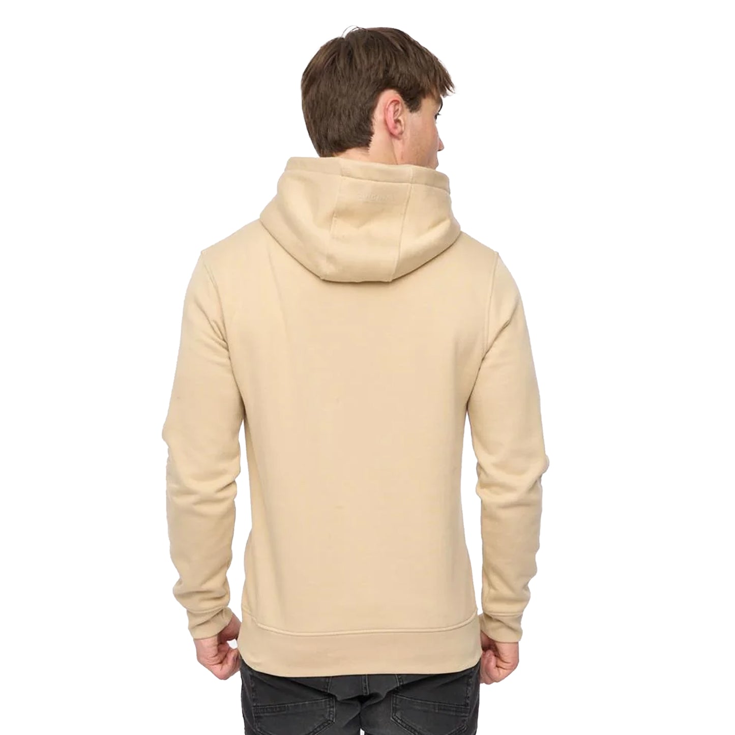 Stone - Back - Crosshatch Mens Haromere Hoodie