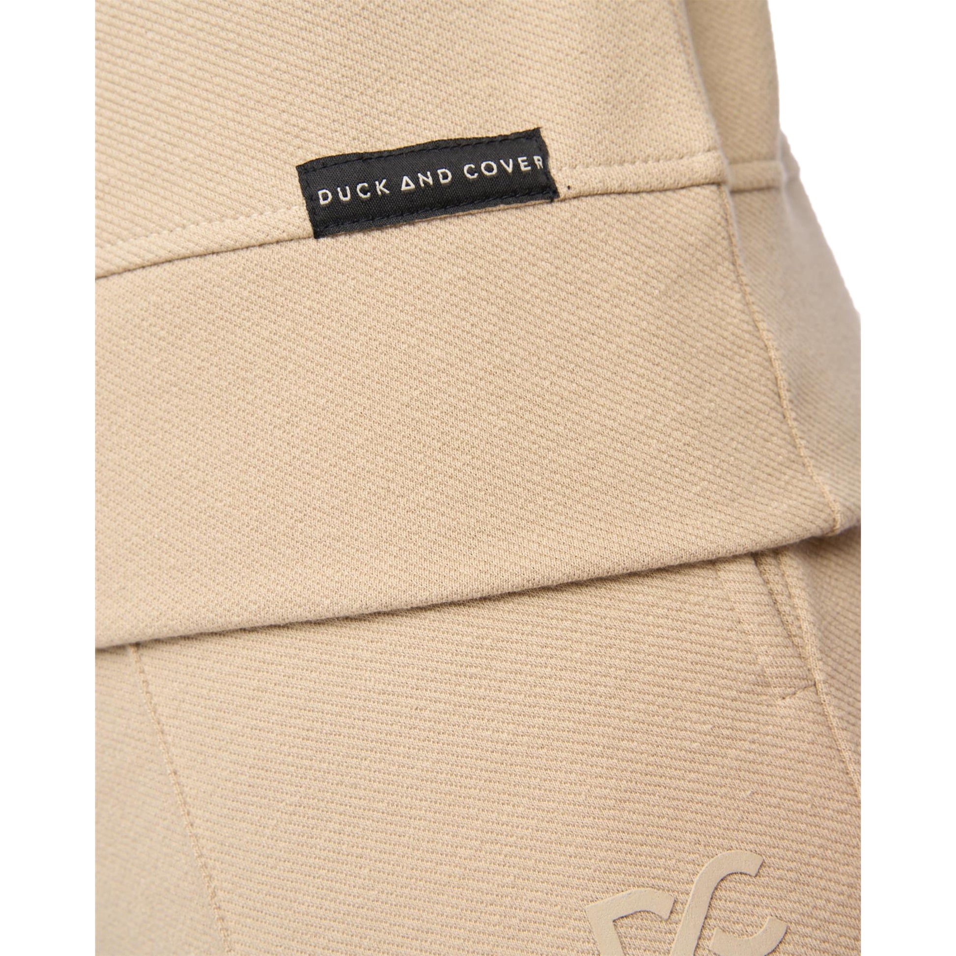 Stone - Lifestyle - Duck and Cover Mens Slellmoore Quarter Zip Sweatshirt