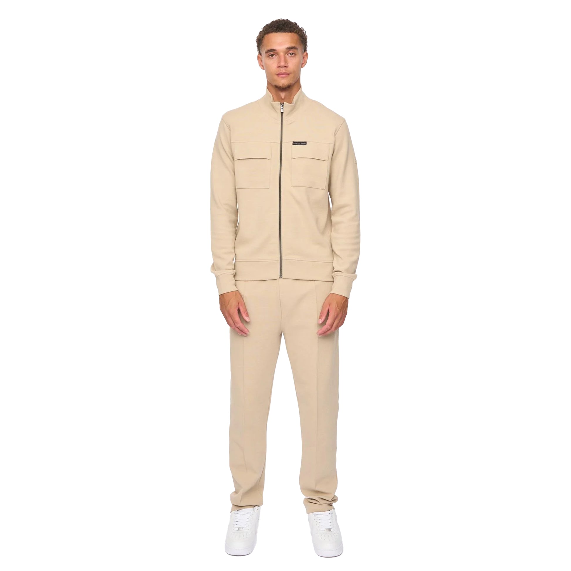 Stone - Lifestyle - Duck and Cover Mens Tames Full Zip Sweatshirt