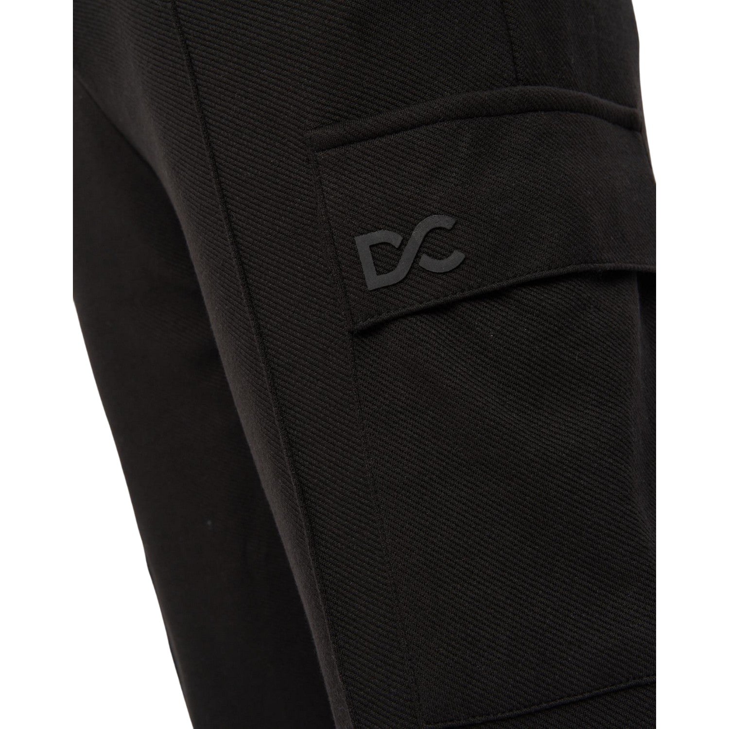 Black - Side - Duck and Cover Mens Optimus Combat Jogging Bottoms