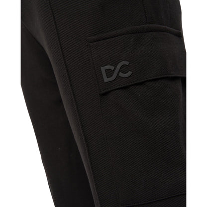 Black - Side - Duck and Cover Mens Optimus Combat Jogging Bottoms