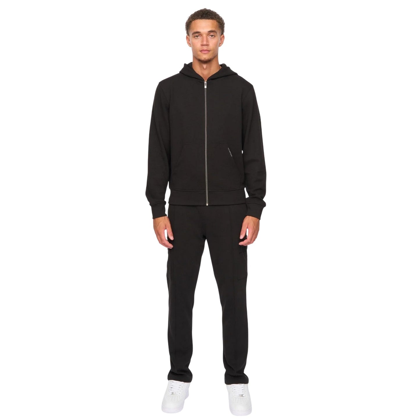 Black - Lifestyle - Duck and Cover Mens Optimus Combat Jogging Bottoms
