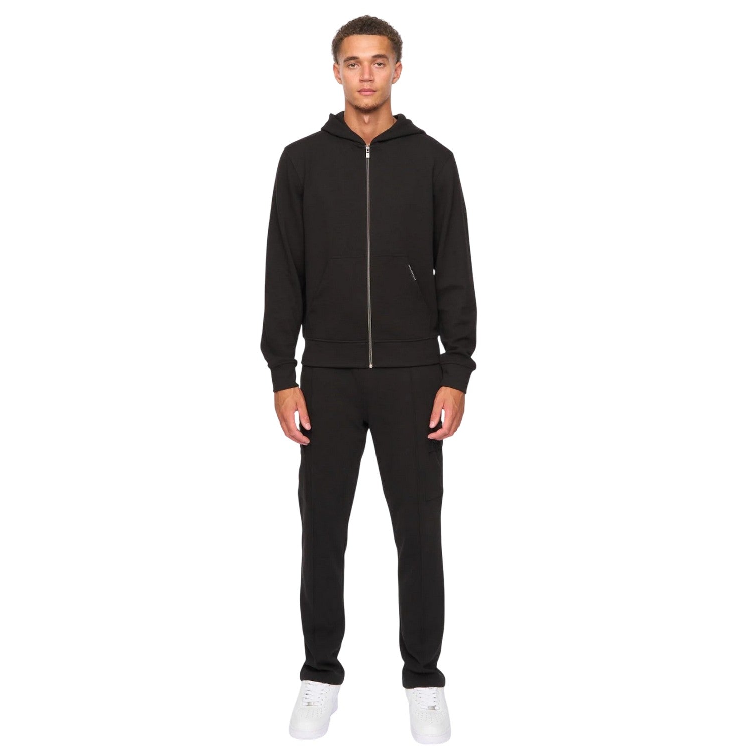 Black - Lifestyle - Duck and Cover Mens Optimus Combat Jogging Bottoms
