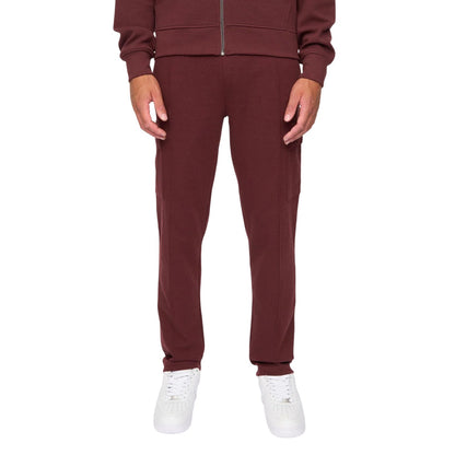 Wine - Front - Duck and Cover Mens Optimus Combat Jogging Bottoms
