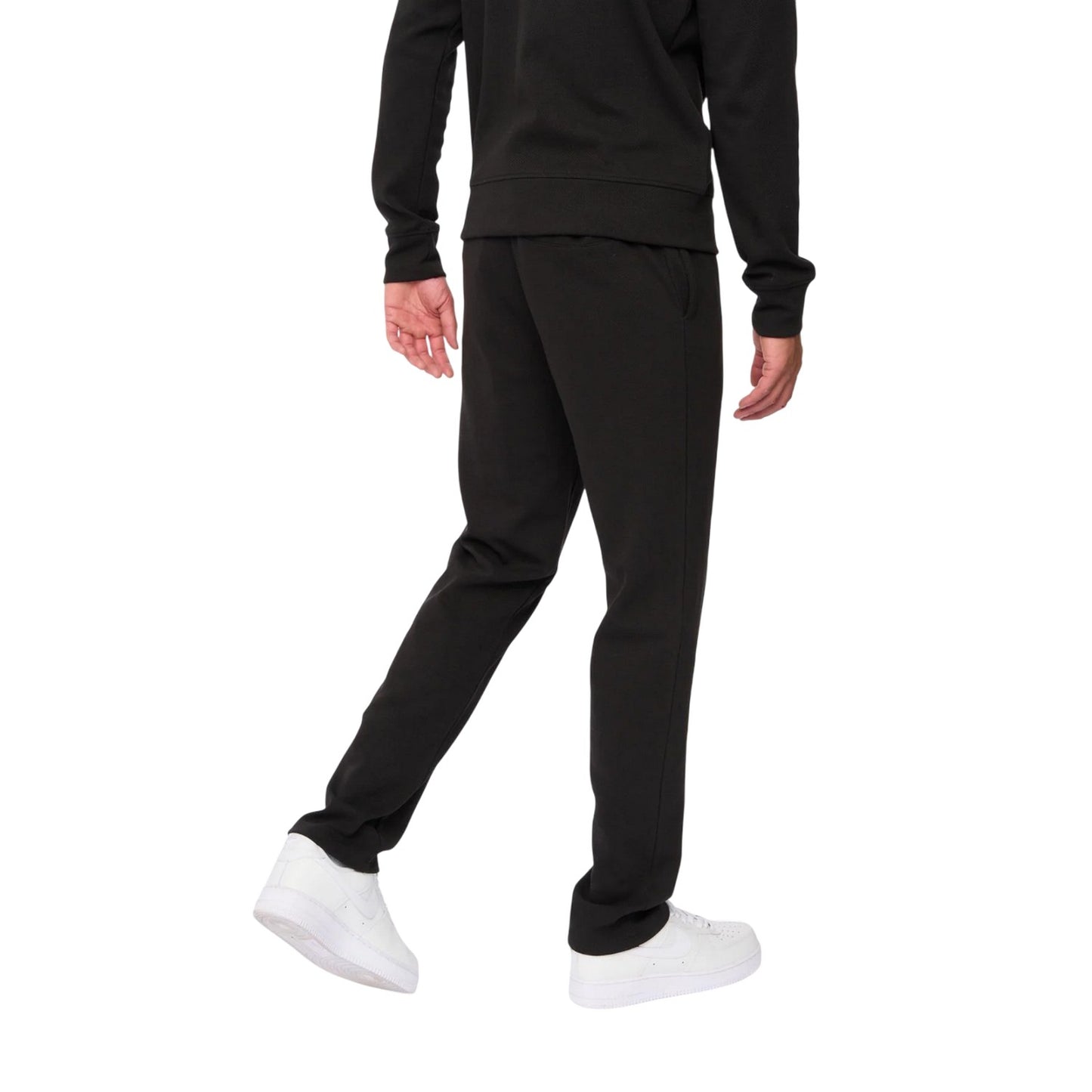 Black - Back - Duck and Cover Mens Tames Jogging Bottoms