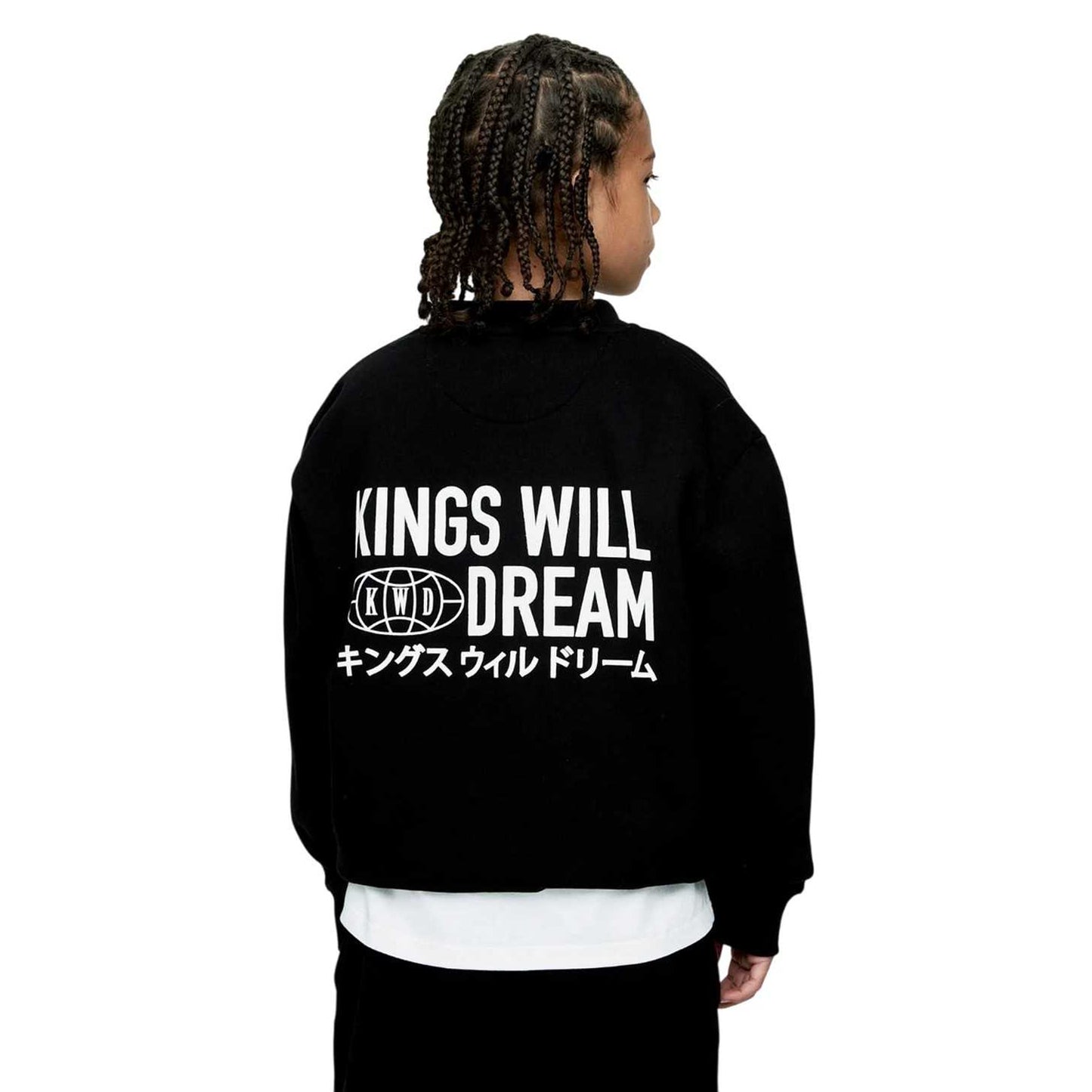 Black - Back - Kings Will Dream Boys Studio Title Crew Neck Sweatshirt