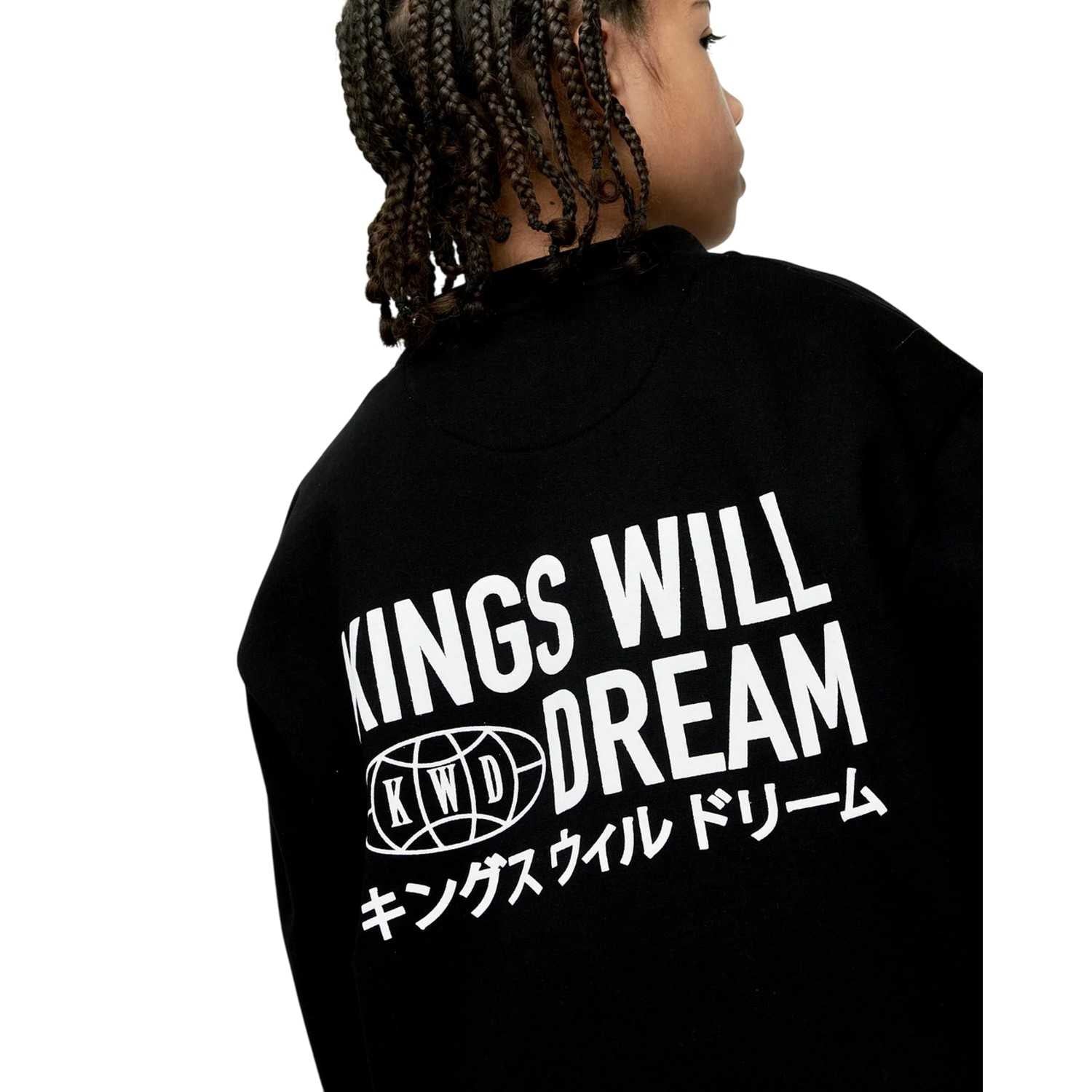 Black - Lifestyle - Kings Will Dream Boys Studio Title Crew Neck Sweatshirt