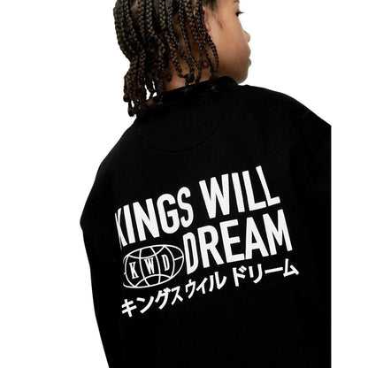 Black - Lifestyle - Kings Will Dream Boys Studio Title Crew Neck Sweatshirt