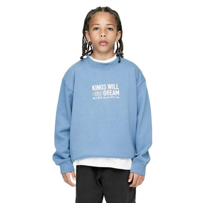 Blue - Front - Kings Will Dream Boys Studio Title Crew Neck Sweatshirt