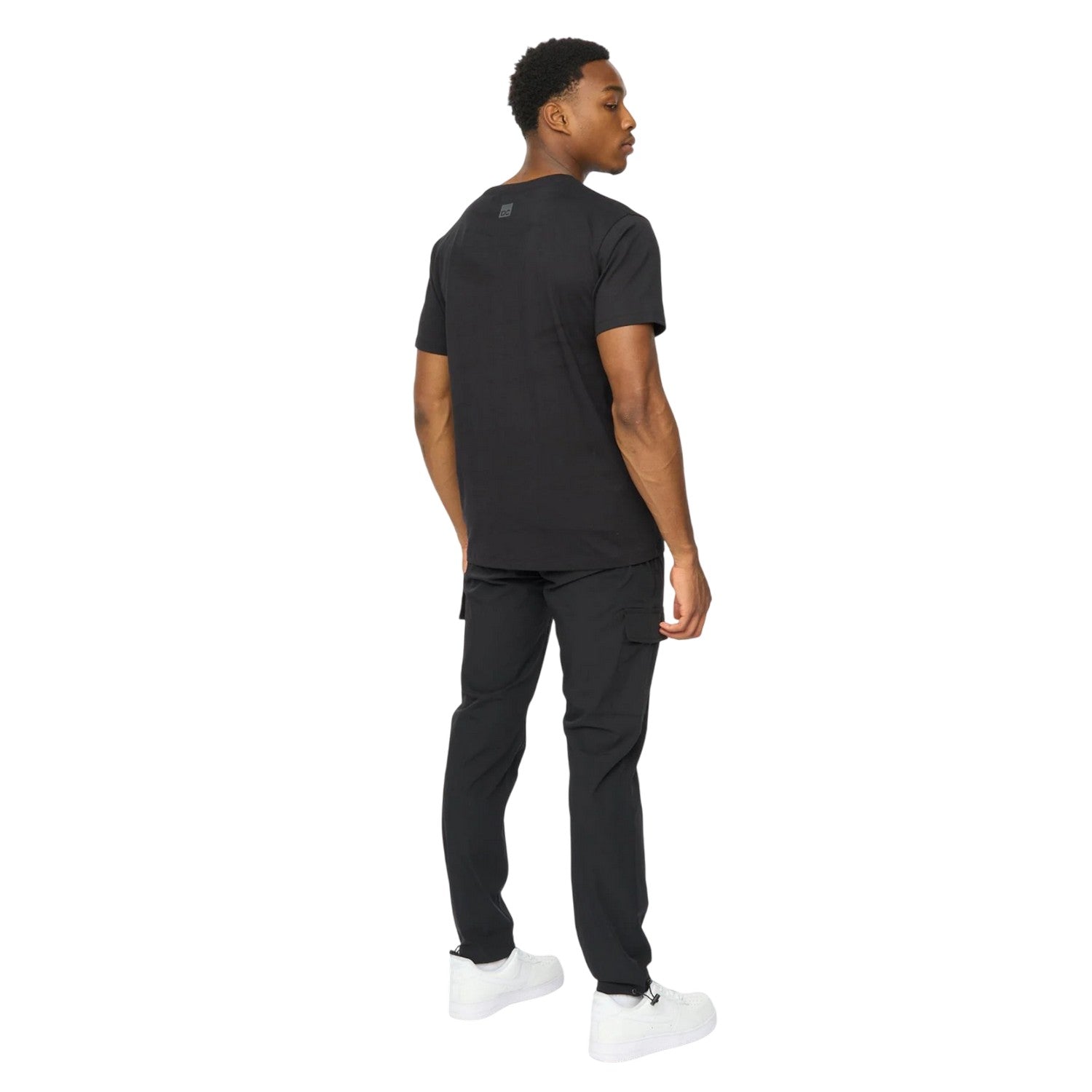 Black - Back - Duck and Cover Mens Rampmoore T-Shirt