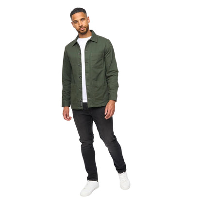 Olive - Lifestyle - Bewley & Ritch Mens Stanbrook Overshirt