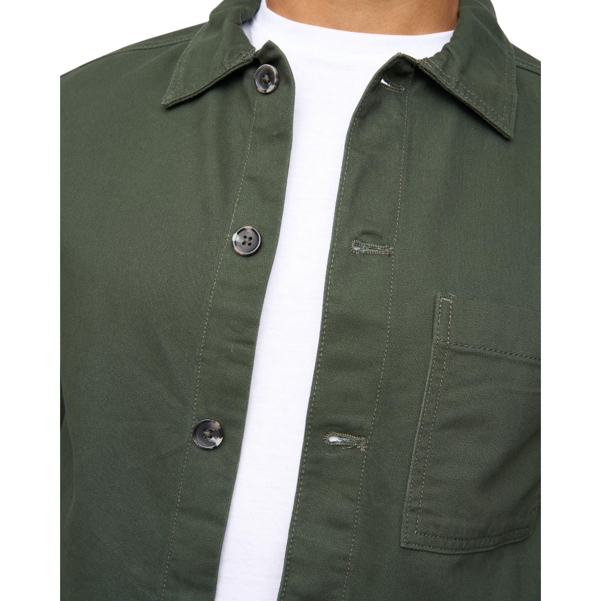 Olive - Side - Bewley & Ritch Mens Stanbrook Overshirt
