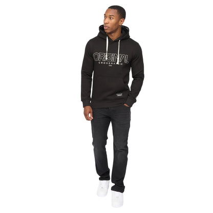Black - Lifestyle - Crosshatch Mens Carrimoore Hoodie