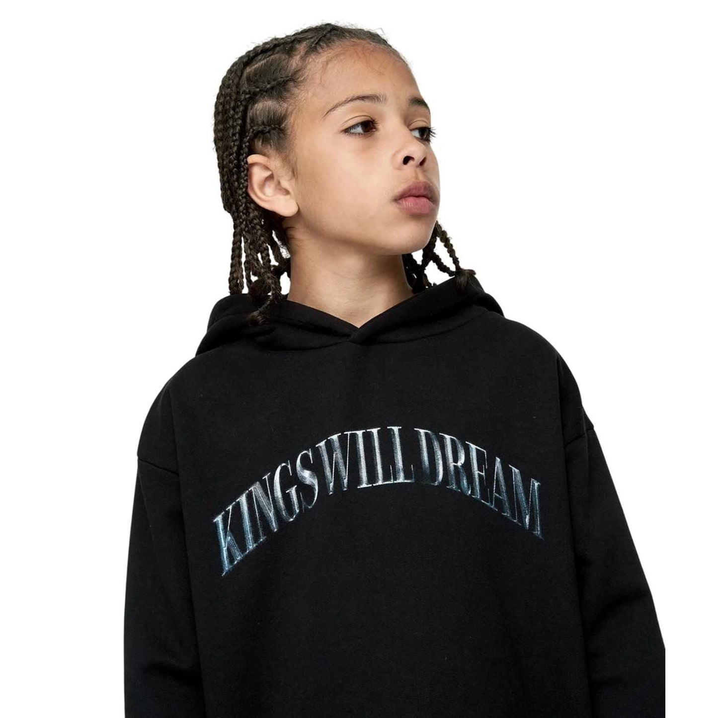 Black - Side - Kings Will Dream Boys Studio Snake Smile Hoodie