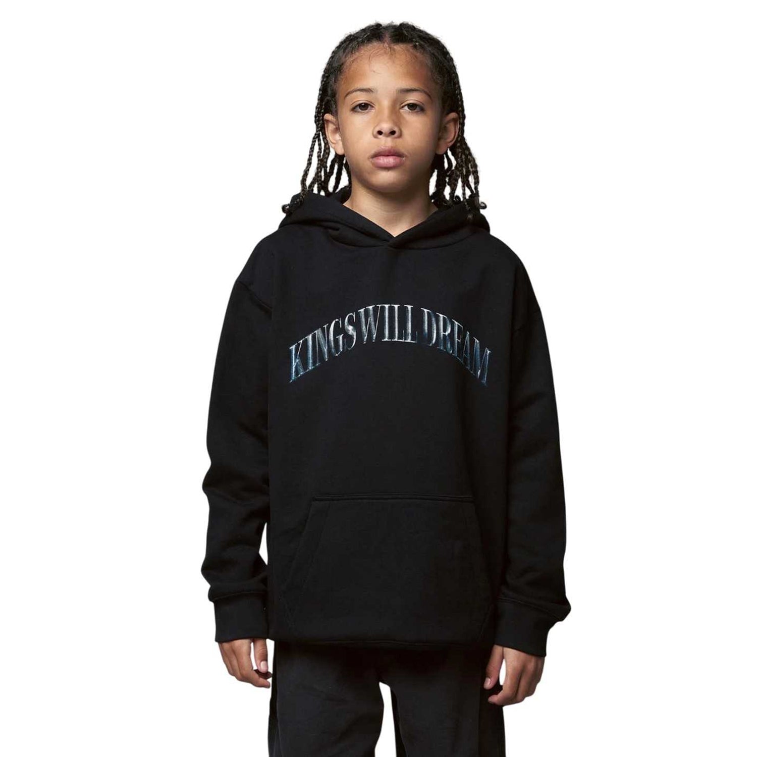 Black - Front - Kings Will Dream Boys Studio Snake Smile Hoodie
