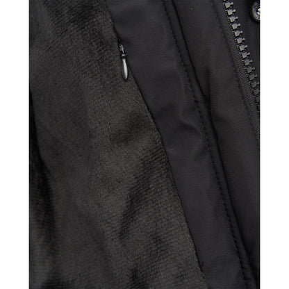 Black - Pack Shot - Bewley & Ritch Mens Northbrook Wet Look Padded Jacket