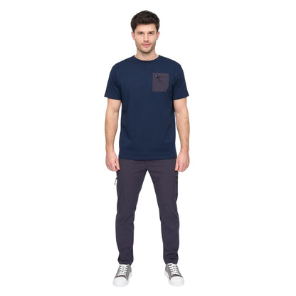 Navy - Lifestyle - Duck and Cover Mens Puretor Elasticated Waist Trousers