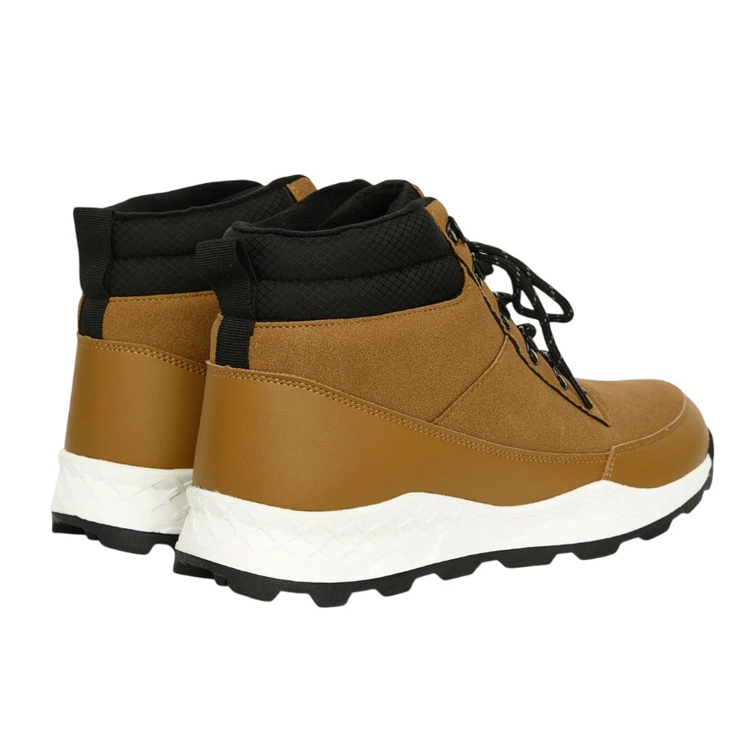 Tan - Back - Crosshatch Mens Kinraig Ankle Boots