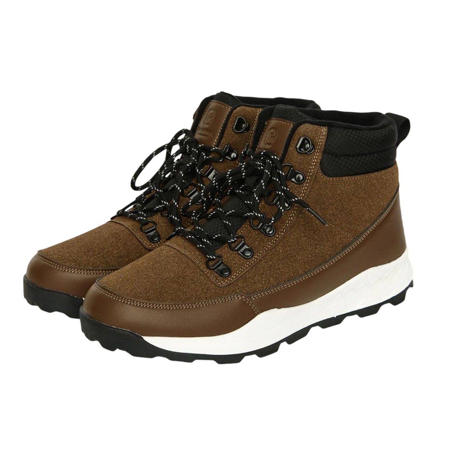 Brown - Front - Crosshatch Mens Kinraig Ankle Boots