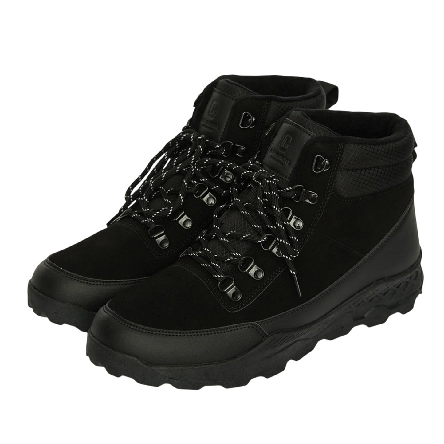 Black - Front - Crosshatch Mens Kinraig Ankle Boots