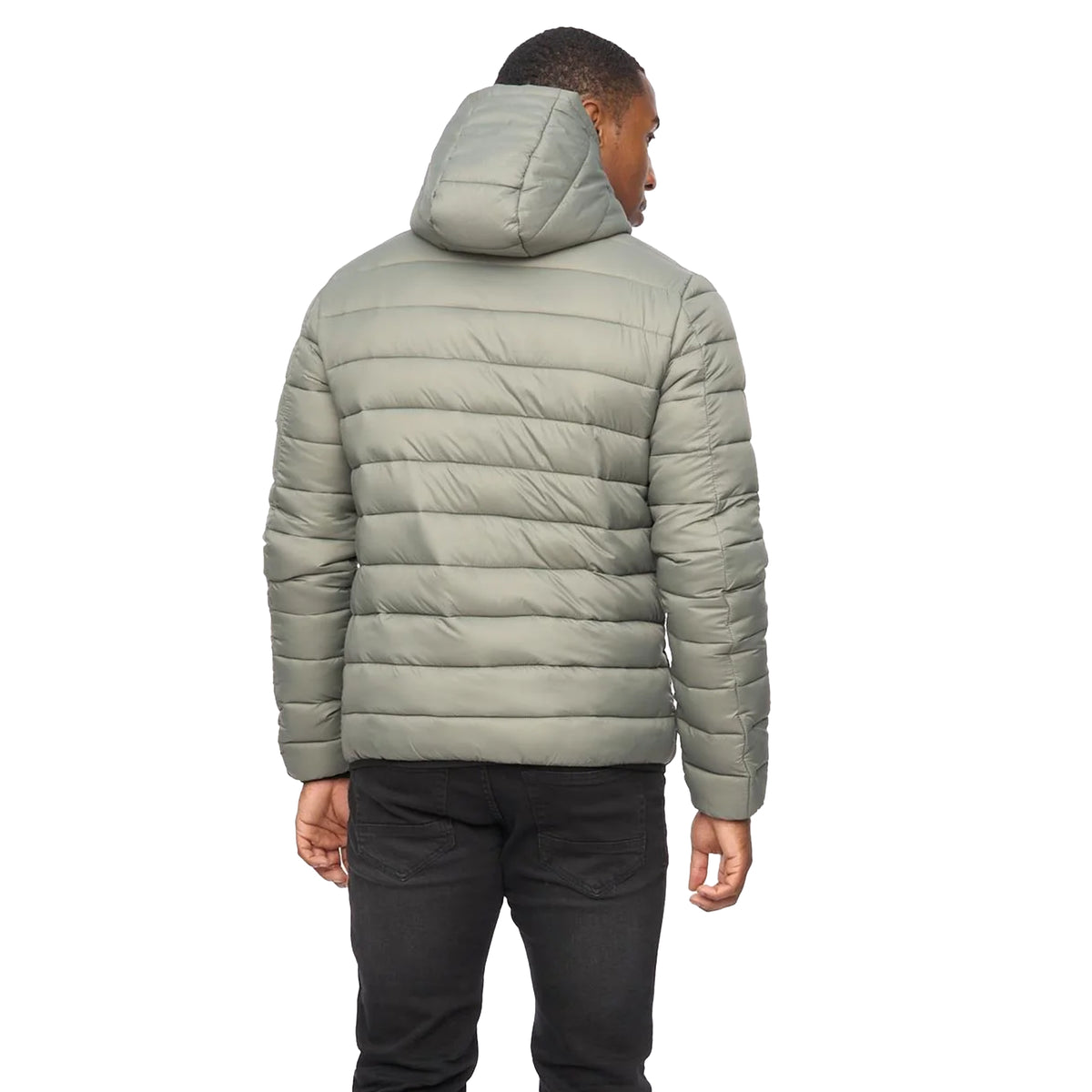 Sage - Back - Crosshatch Mens Gattering MVE Padded Jacket
