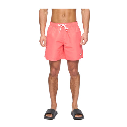 Coral - Front - Henleys Mens Henpool Swim Shorts