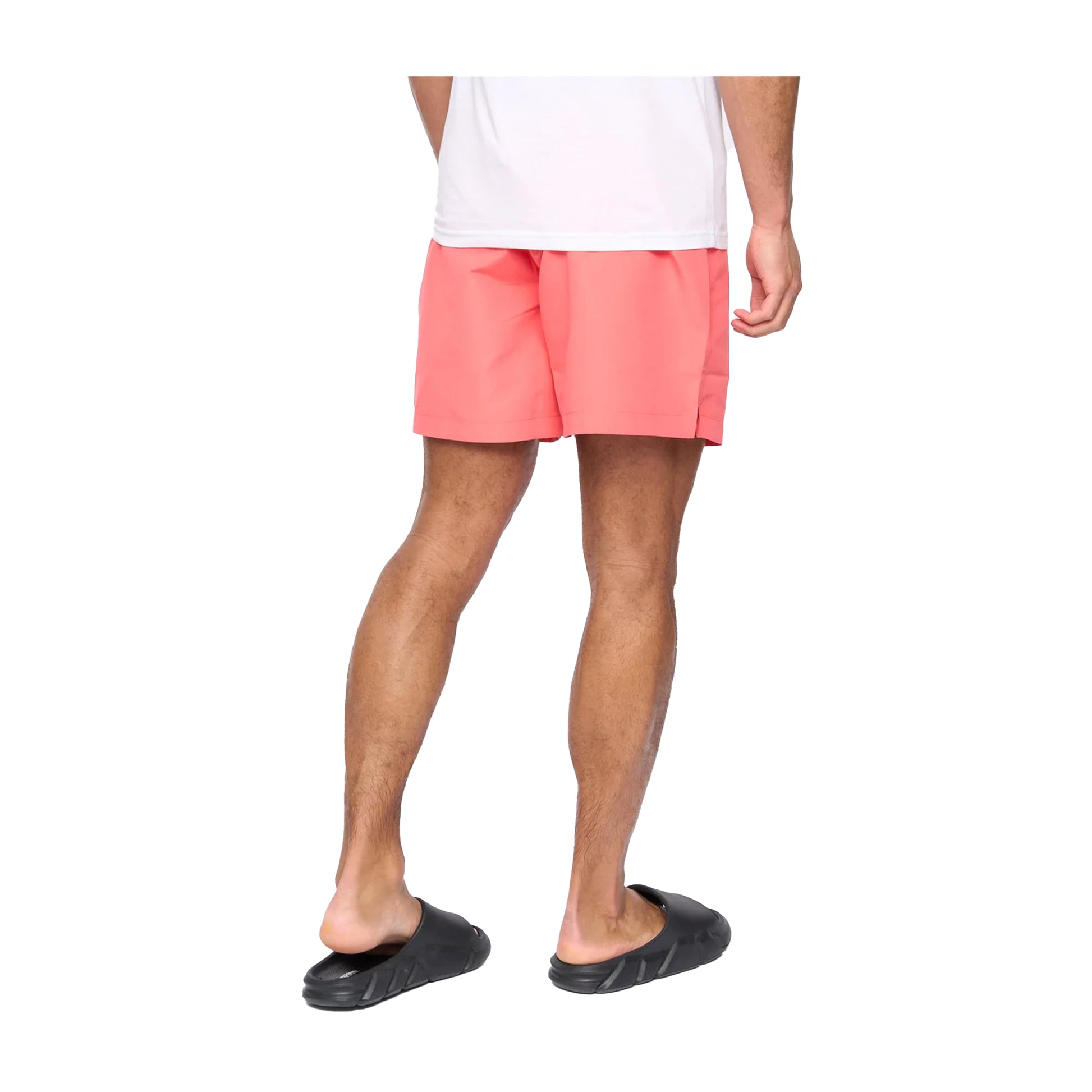 Coral - Back - Henleys Mens Henpool Swim Shorts