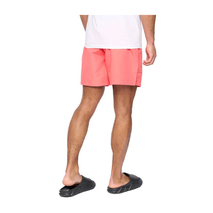 Coral - Back - Henleys Mens Henpool Swim Shorts