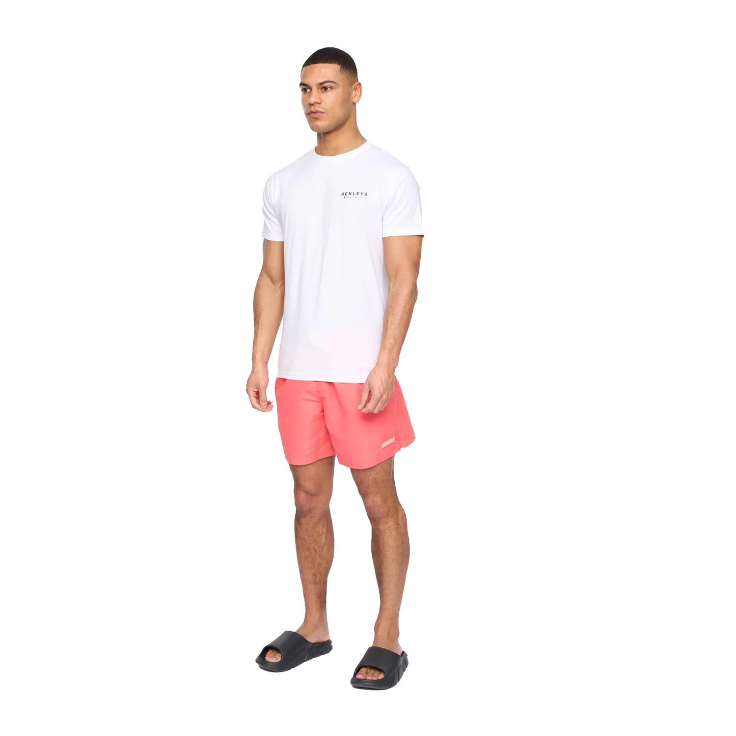 Coral - Lifestyle - Henleys Mens Henpool Swim Shorts